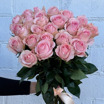 Букет из нежных розовых роз - купить с доставкой в по Шадринску